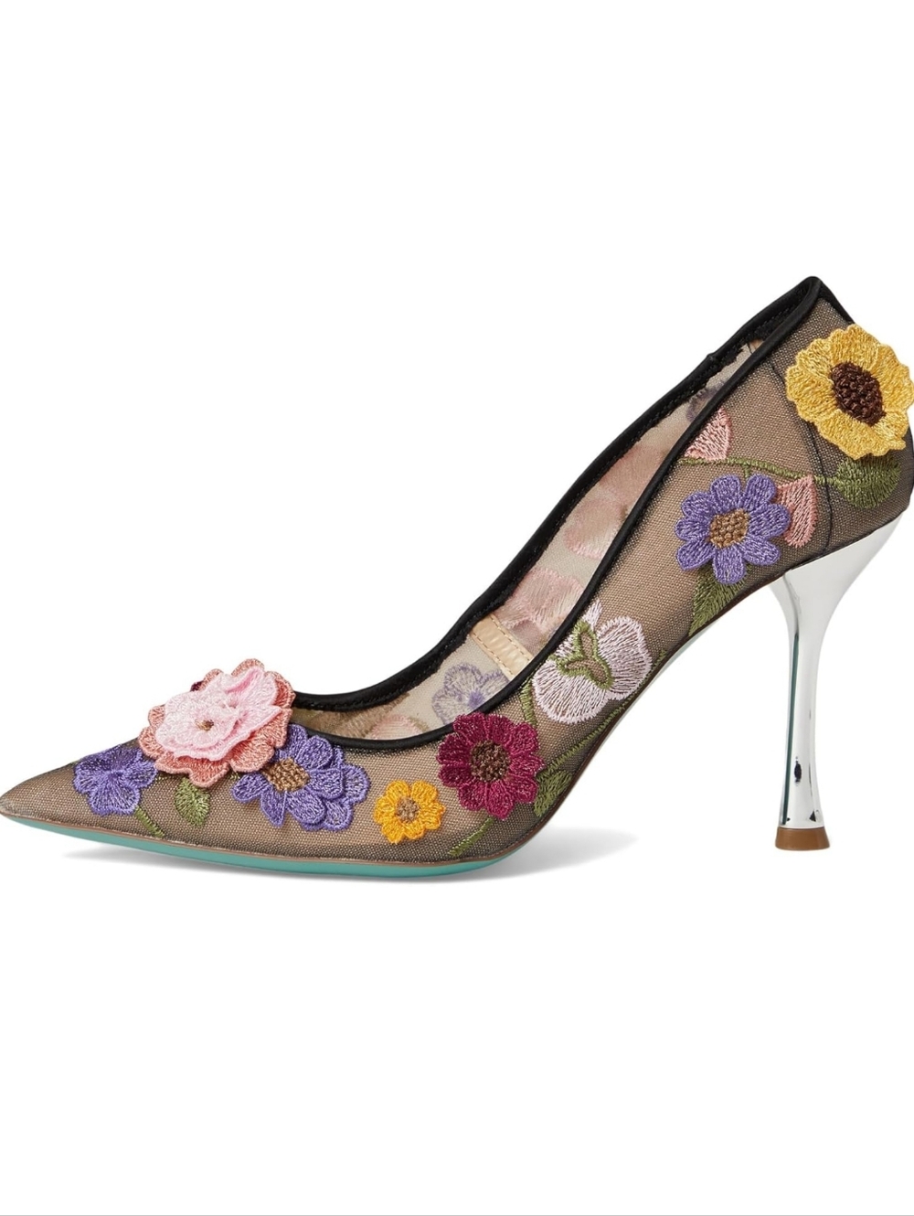 Betsey Johnson SB-Aimey 3-D Floral Pumps - Picture 3 of 11